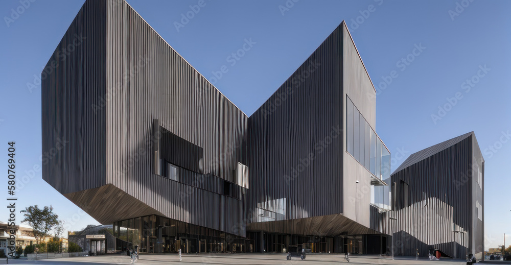Creative Modern Architecture Building 3D Render Blender Creative Modern Architecture Building 3D Render Blender