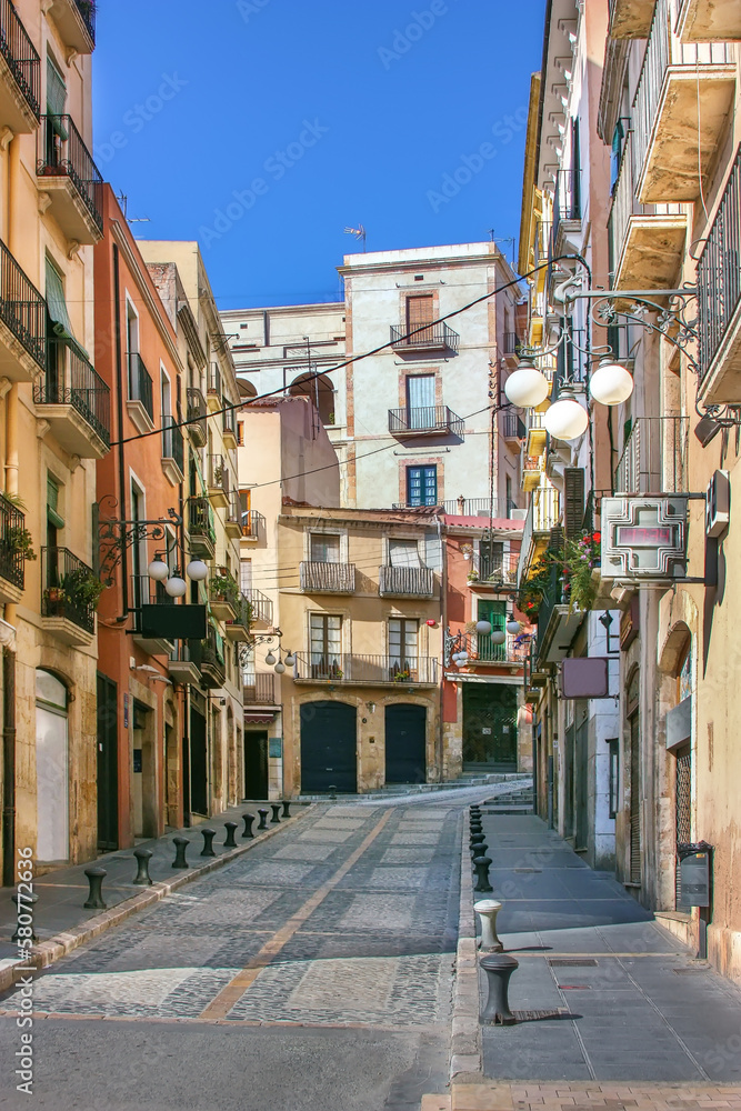 Street in Tarragona, Spain