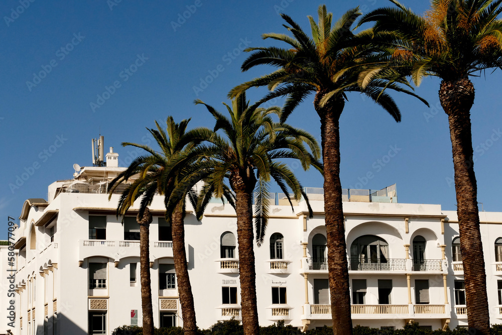 La nouvelle ville di Rabat, quartiere moderno con architetture coloniali