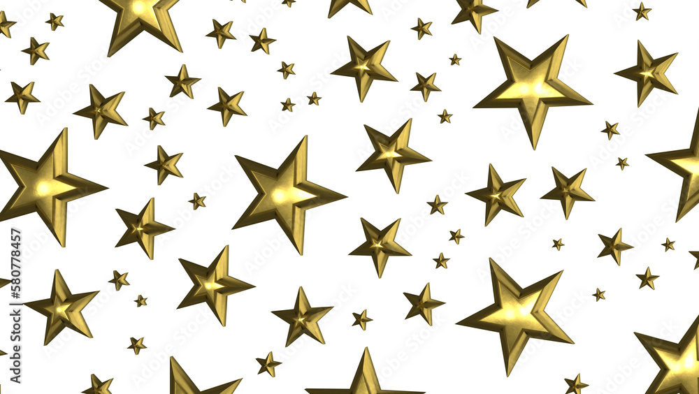 XMAS Stars - Holiday golden decoration, glitter frame isolated - XMAS Stars - Holiday golden decoration, glitter frame isolated -