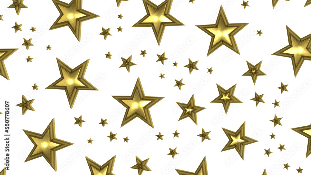 XMAS Stars - Holiday golden decoration, glitter frame isolated - XMAS Stars - Holiday golden decoration, glitter frame isolated -