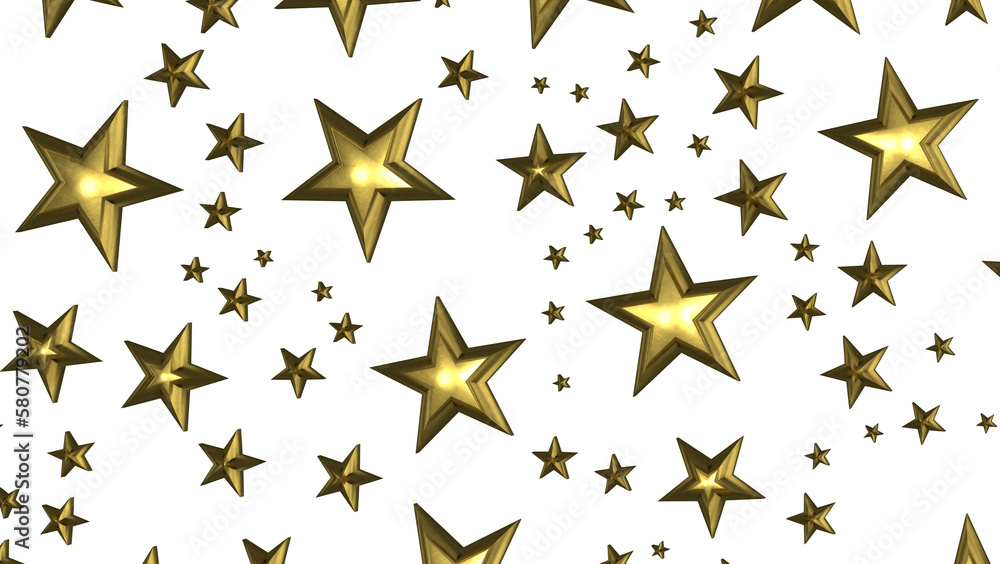 XMAS Stars - Holiday golden decoration, glitter frame isolated - XMAS Stars - Holiday golden decoration, glitter frame isolated -