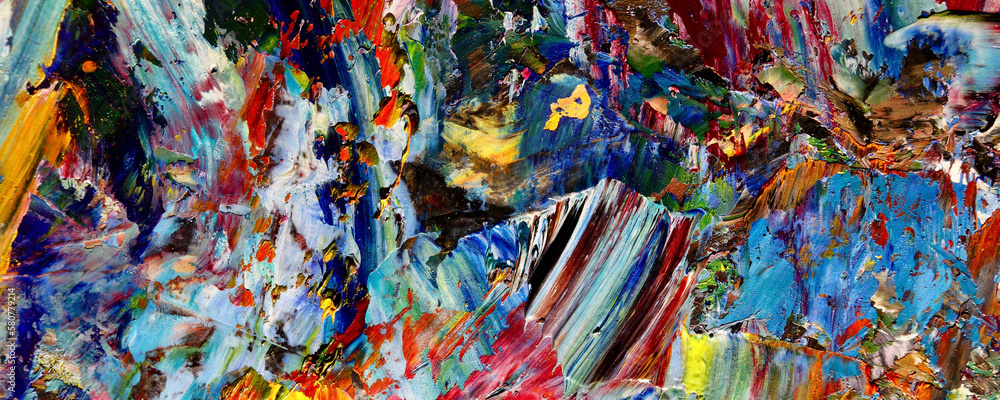 Color texture. Hand drawn oil painting on canvas. Abstract art background. Modern, contemporary art. Colorful canvas. Wall decor background
Color texture. Hand drawn oil painting on canvas. Abstract art background. Modern, contemporary art. Colorful canvas. Wall decor background