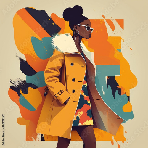 African american woman in b...