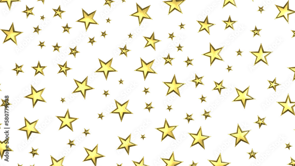 XMAS Stars - golden stars -