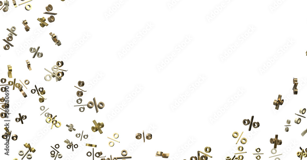 Sales icons floating in the air 3D rendering Sales icons floating in the air 3D rendering