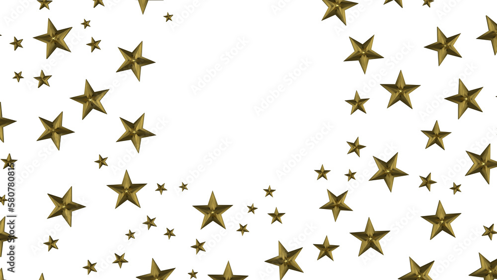 XMAS Stars - Banner with golden decoration. Festive border with falling glitter dust and stars. XMAS Stars - Banner with golden decoration. Festive border with falling glitter dust and stars.