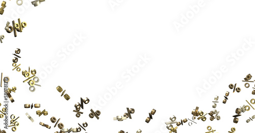 Blurred sale background.