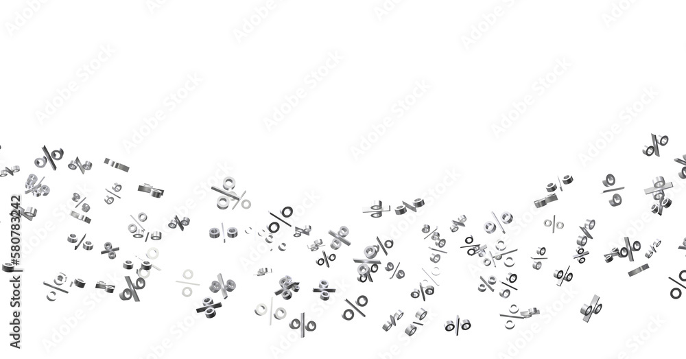 Sales icons floating in the air 3D rendering Sales icons floating in the air 3D rendering