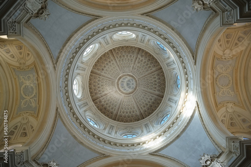 Obraz na plátne cupola vista dal basso