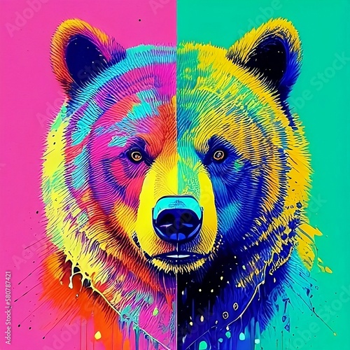 brown bear head