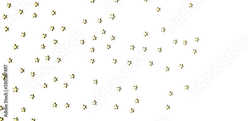 stars. Confetti celebration, Falling golden abstract decoration for party, birthday celebrate, © vegefox.com