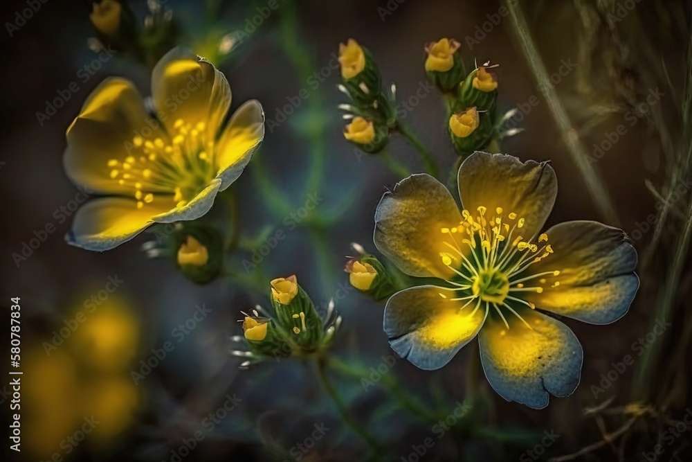 Beautifull flowers in the Garden. Genarative AI Beautifull flowers in the Garden. Genarative AI