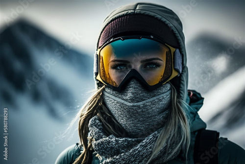 snowboarder in the mountains © Vinzdenz 