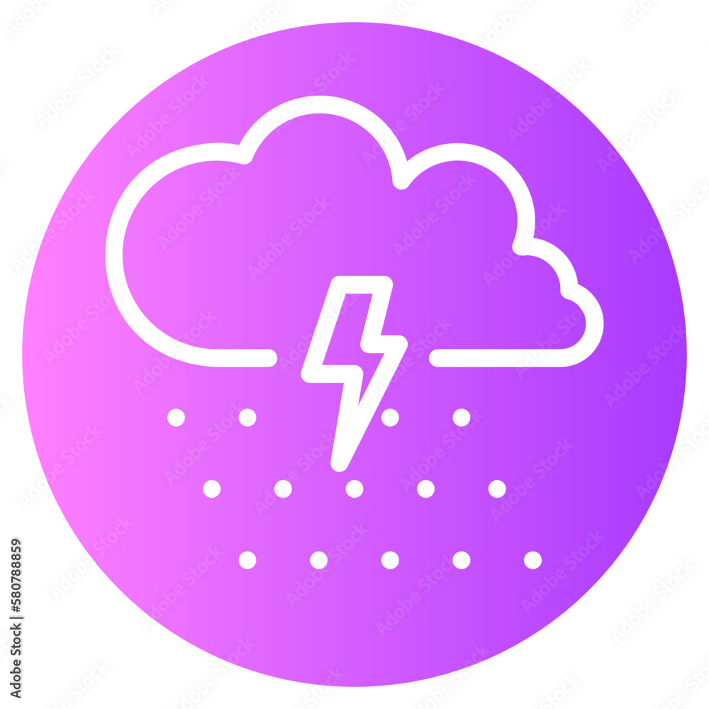 storm gradient icon storm gradient icon