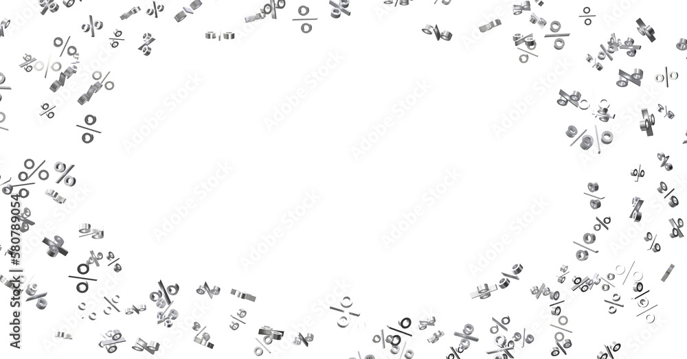 Sales icons floating in the air 3D rendering Sales icons floating in the air 3D rendering