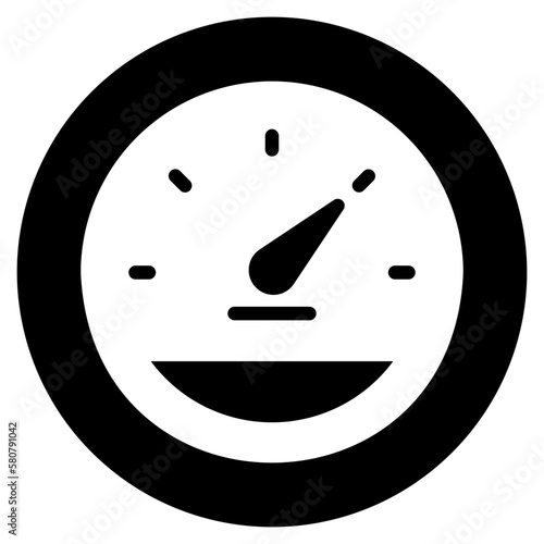 barometer glyph icon