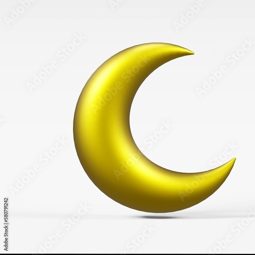 3D moon design suitable for editing materials and backgrounds