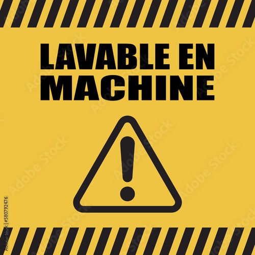 Logo lavable en machine.