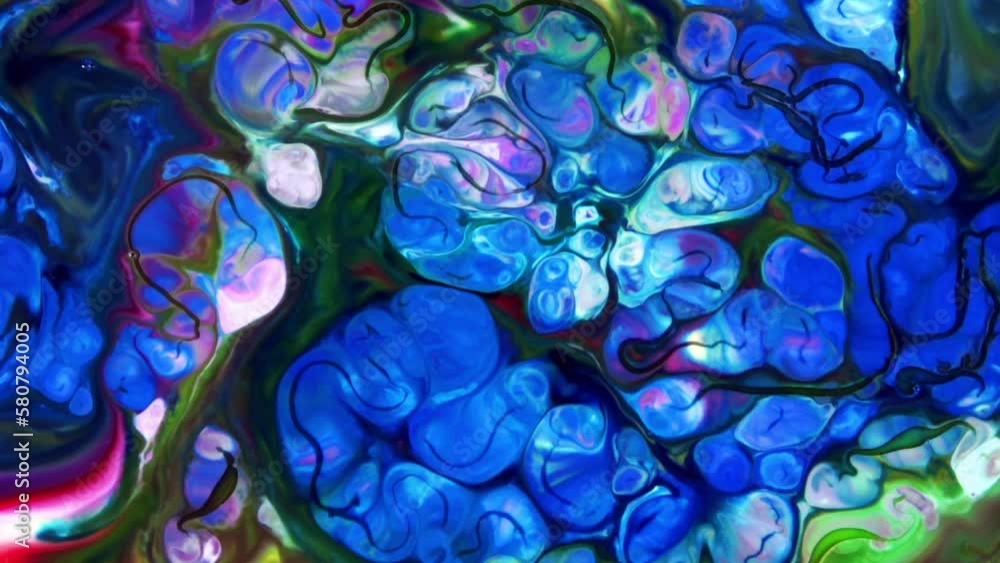 Colorful Liquid Smooth Abstract Fluid Background Texture.