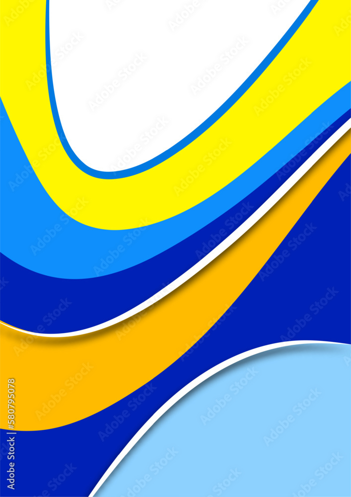 custom made wallpaper toronto digitalSet of colorful smooth motion abstract wave. Smooth futuristic wave lines. Business, technology message, presentation or personality. Vector