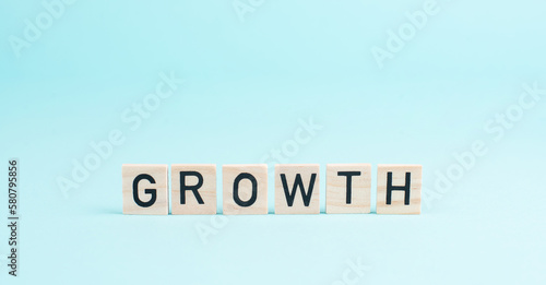 Growth in business and finance, coaching concept, progress and development, achieving a goal
