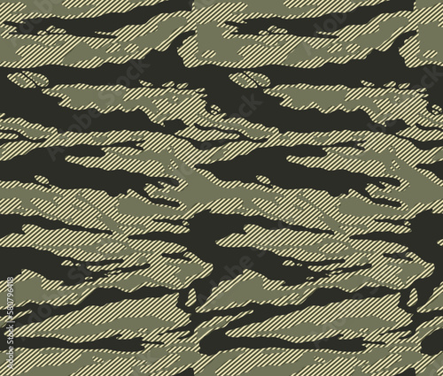 
Linear vector camouflage modern trendy texture for print clothes, paper, fabric