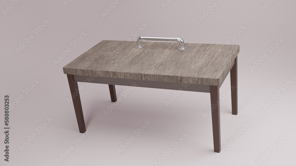 3d render interrogation table illustration with white background 3d render interrogation table illustration with white background