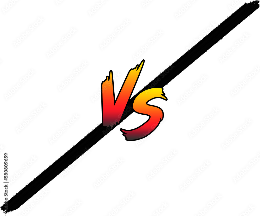 Εκτύπωση καμβά Batalha versus. Vs batalha duelo de game