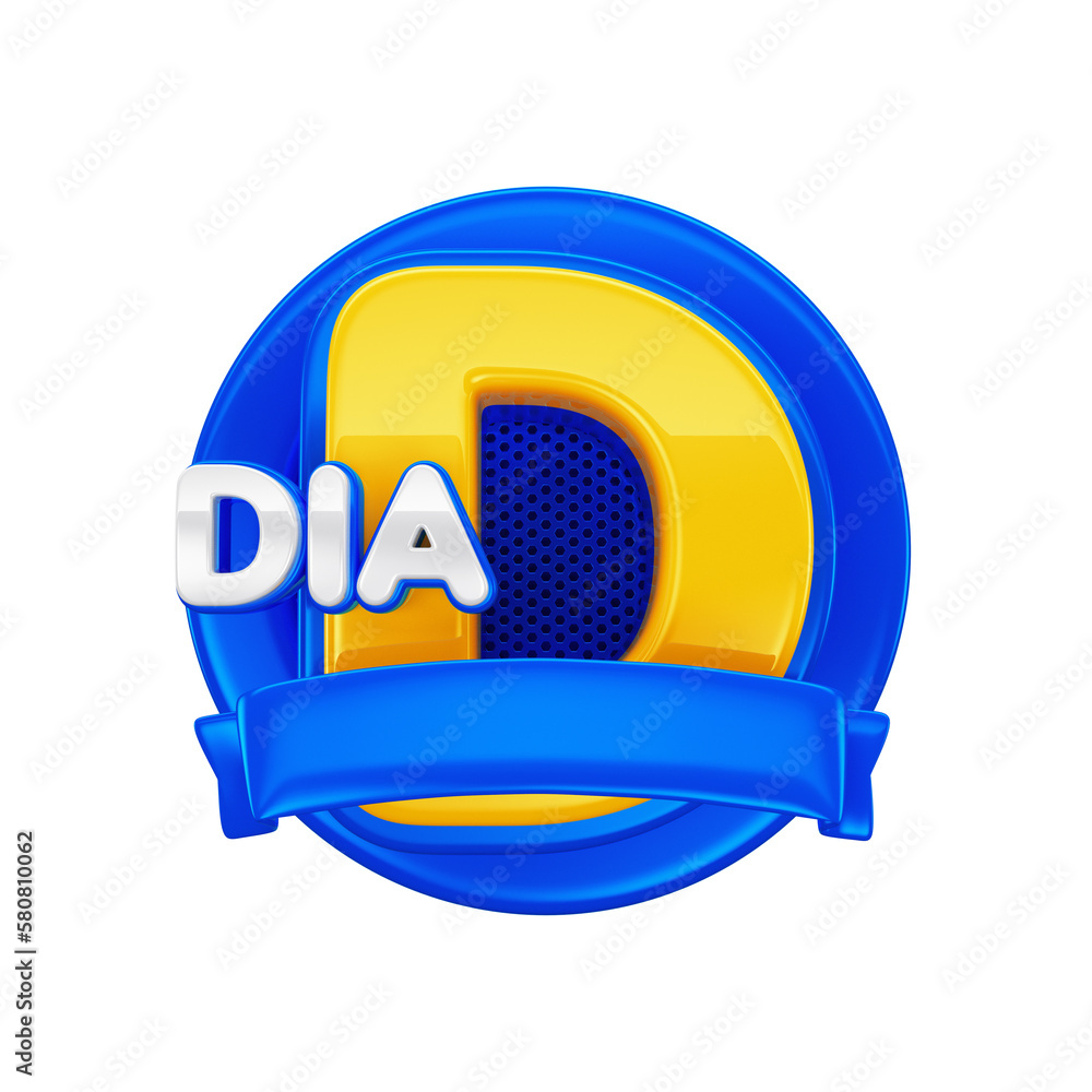 Selo 3D Dia D ofertas - obrazy, fototapety, plakaty 
