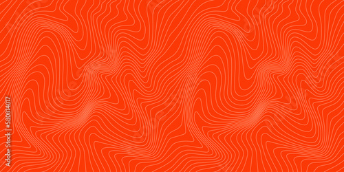 Vector Seamless Pattern with Salmon Meat Texture. Red Fish Fillet Illustration. Abstract Background for Sushi and Seafood Restaurant
