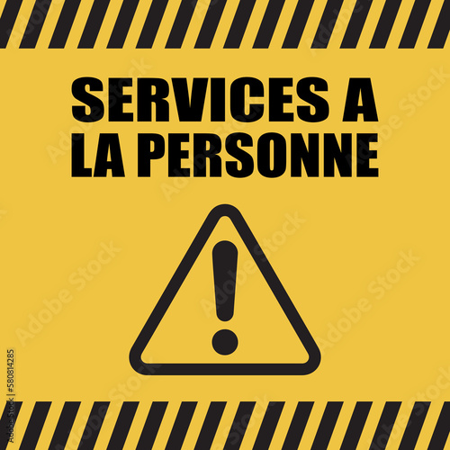 Logo services à la personne.