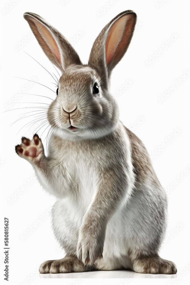 Obraz premium rabbit isolated on white