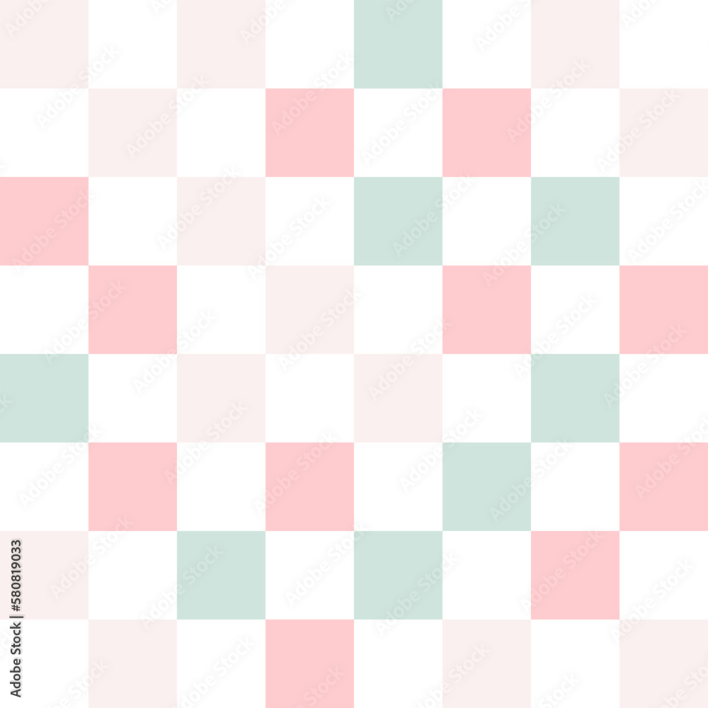 Colorful pastel checkerboard pattern background. Colorful pastel checkerboard pattern background.