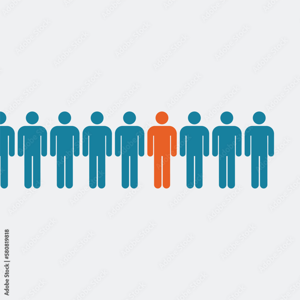 Standing out in a crowd Standing out in a crowd