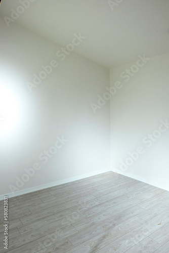 Photo studio with white walls