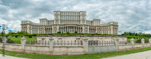Romania Parliament. One of the largest building in the world.