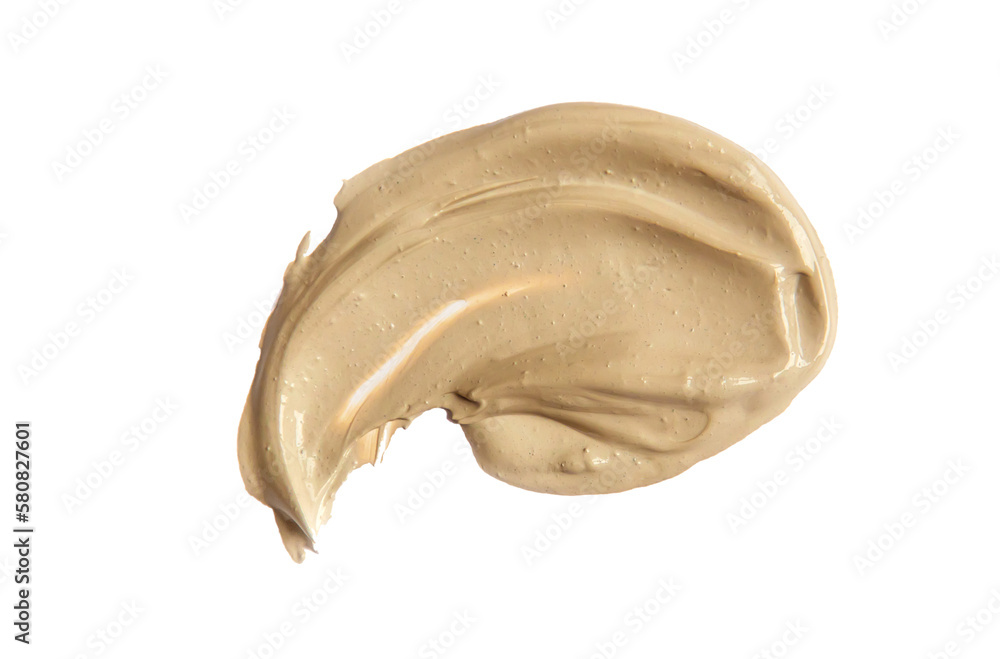 Naklejka premium Mask clay spa texture isolate. Selective focus.