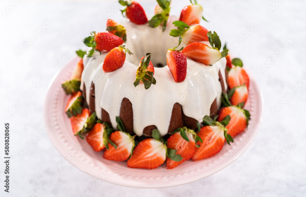 Red velvet bundt cake Red velvet bundt cake