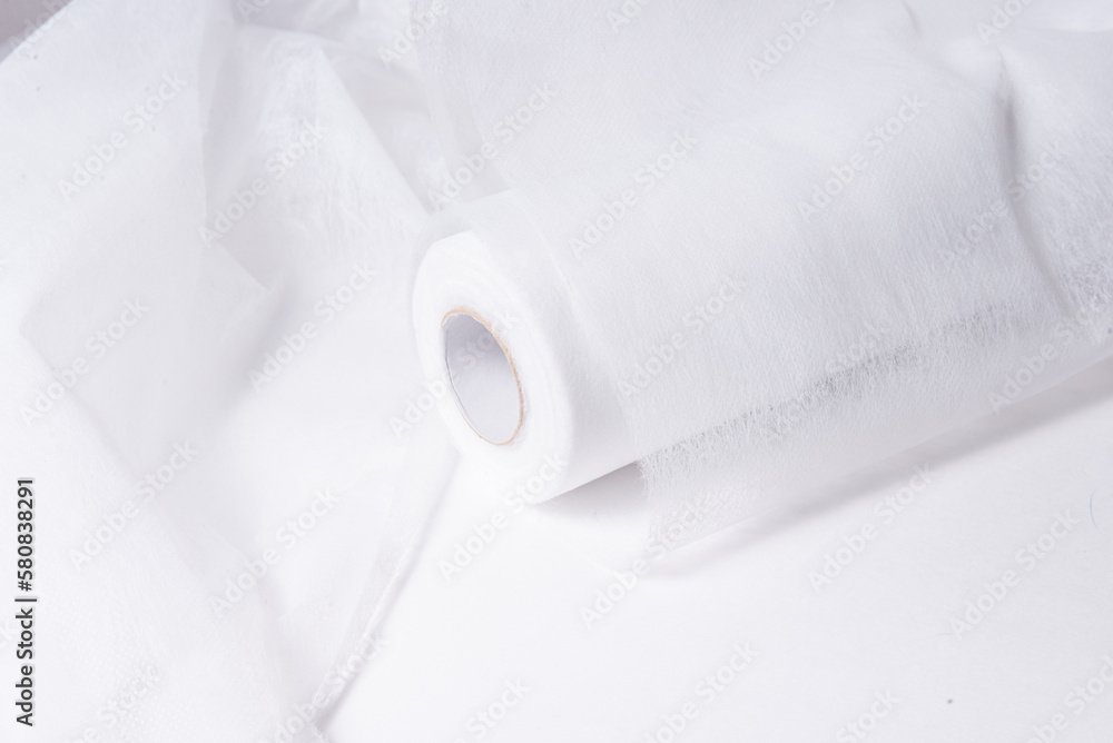 Non woven material, covering roll for medical bed Non woven material, covering roll for medical bed