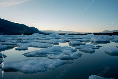 Iceland Landscape Glacial Lagoon