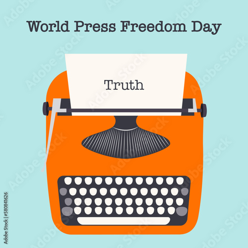 World press freedom day vector illustration graphic