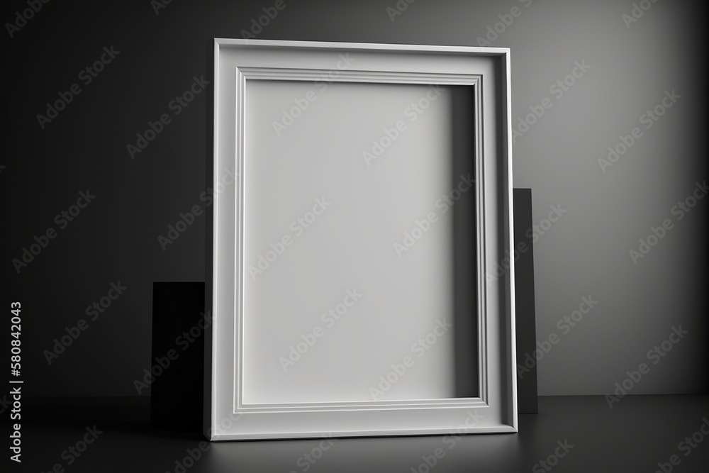 Frame mockup. Poster Mockup. Photo frame mockup. AI Generated. Frame mockup. Poster Mockup. Photo frame mockup. AI Generated.