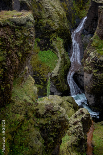 Iceland Landscape Fjadrargljufur Canyon 