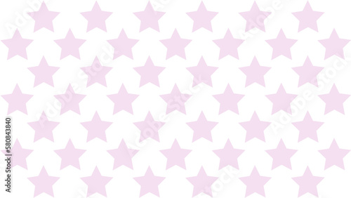 Seamless pattern with pink stars