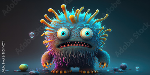toy candy monster happy and colorful 