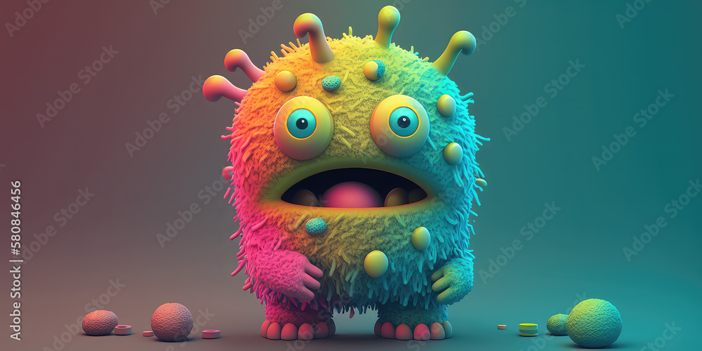 toy candy monster happy and colorful
