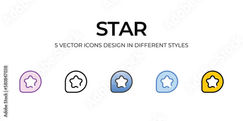 star icons set vector illustration. vector stock,