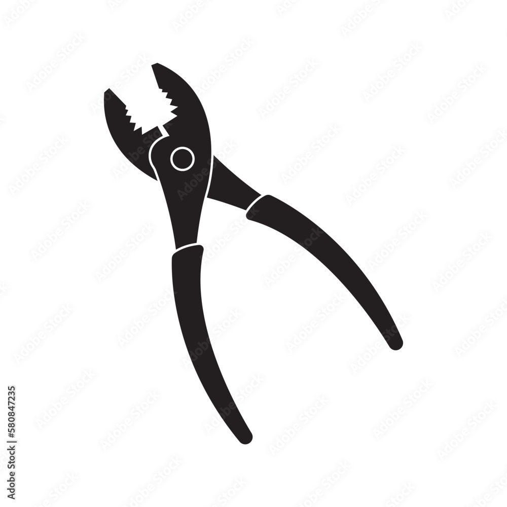 pliers icon logo vector design template pliers icon logo vector design template