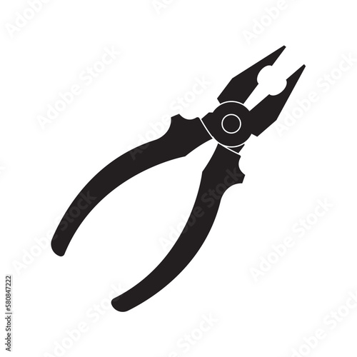 pliers icon logo vector design template
